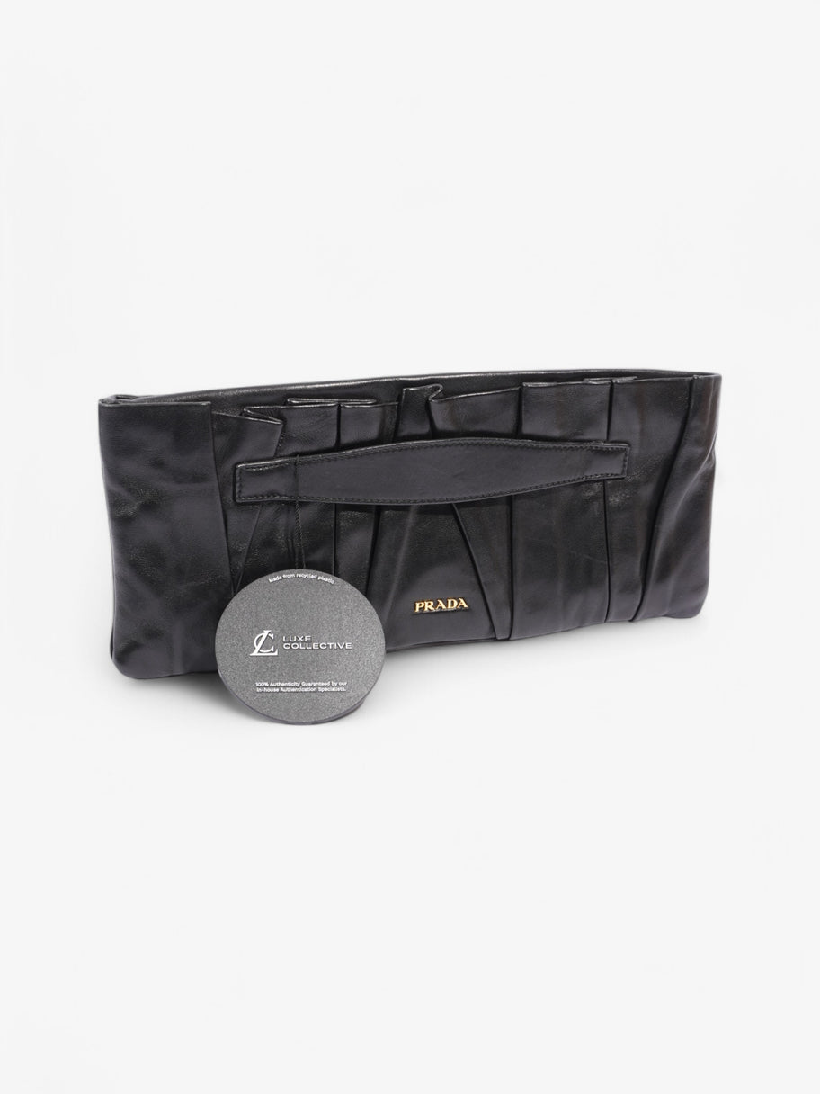 Prada Clutch Black Leather Image 7