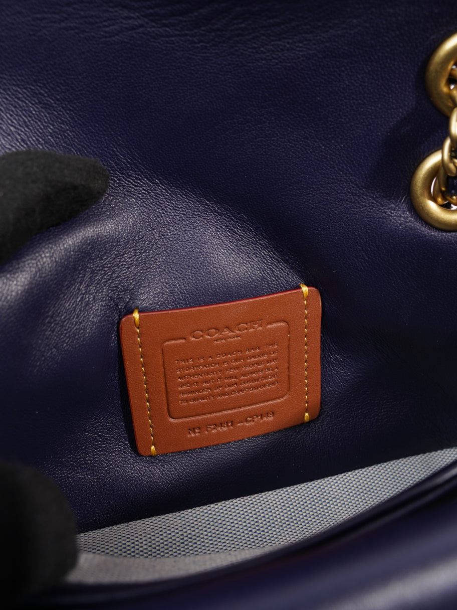 Coach Tabby Navy Blue Nappa Leather 20 Image 9