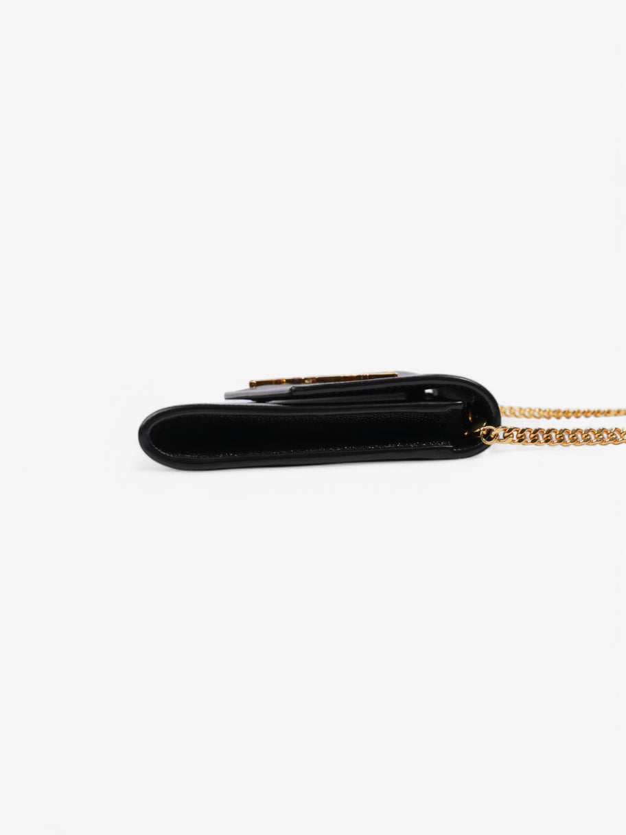 Saint Laurent Uptown Chain Wallet Black Leather Image 3