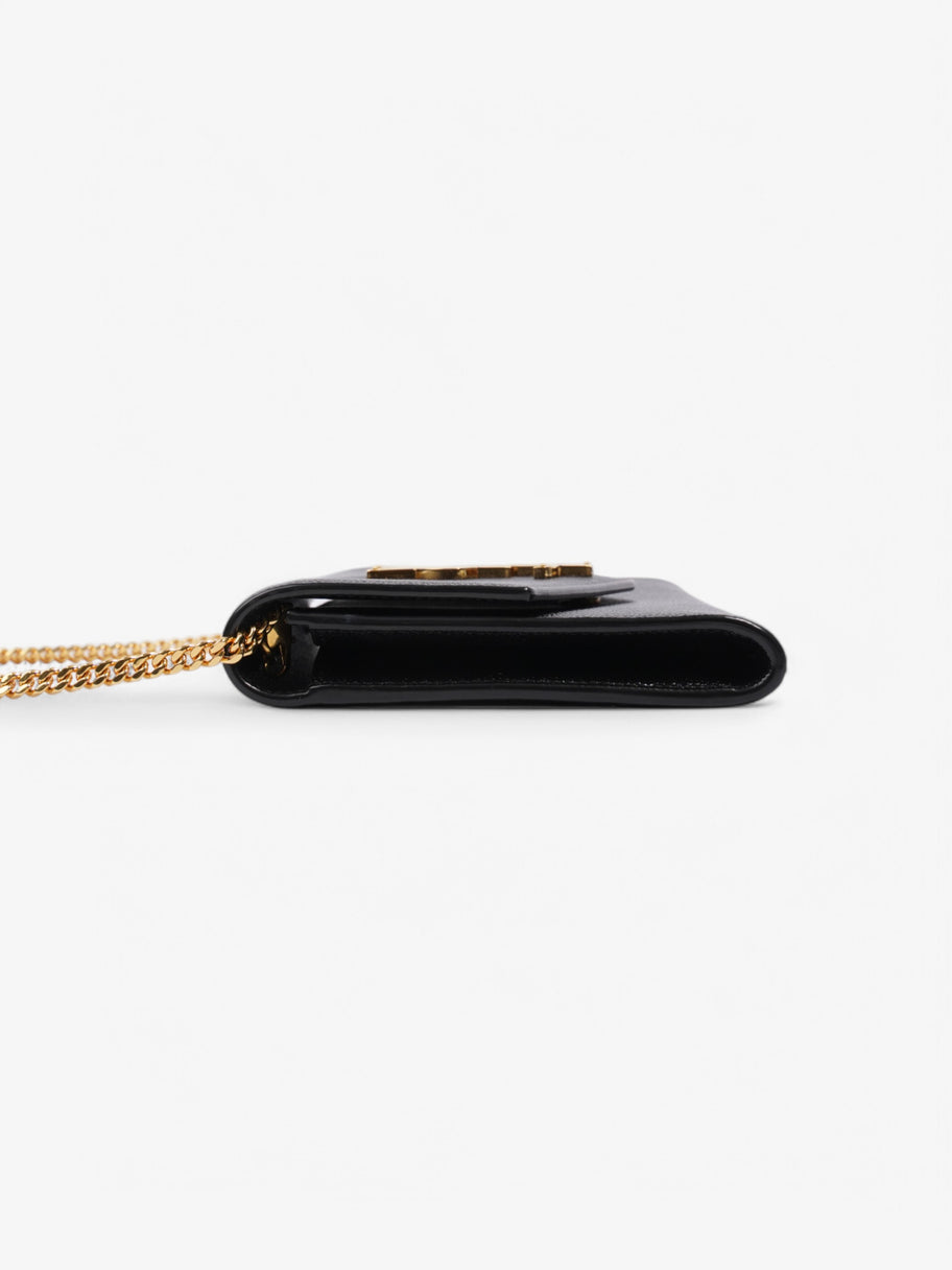 Saint Laurent Uptown Chain Wallet Black Leather Image 5