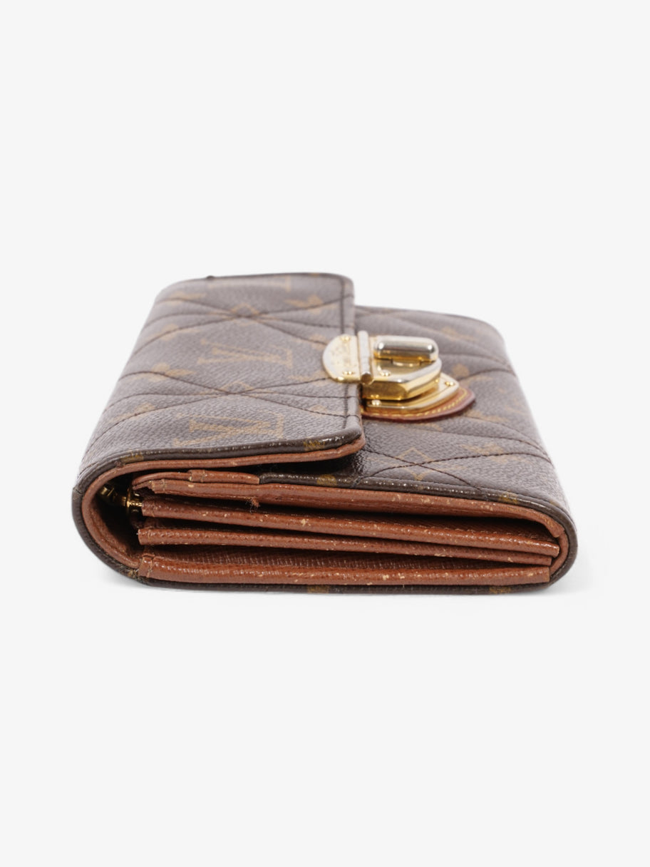 Louis Vuitton Sarah Wallet Monogram / Gold Coated Canvas Image 4