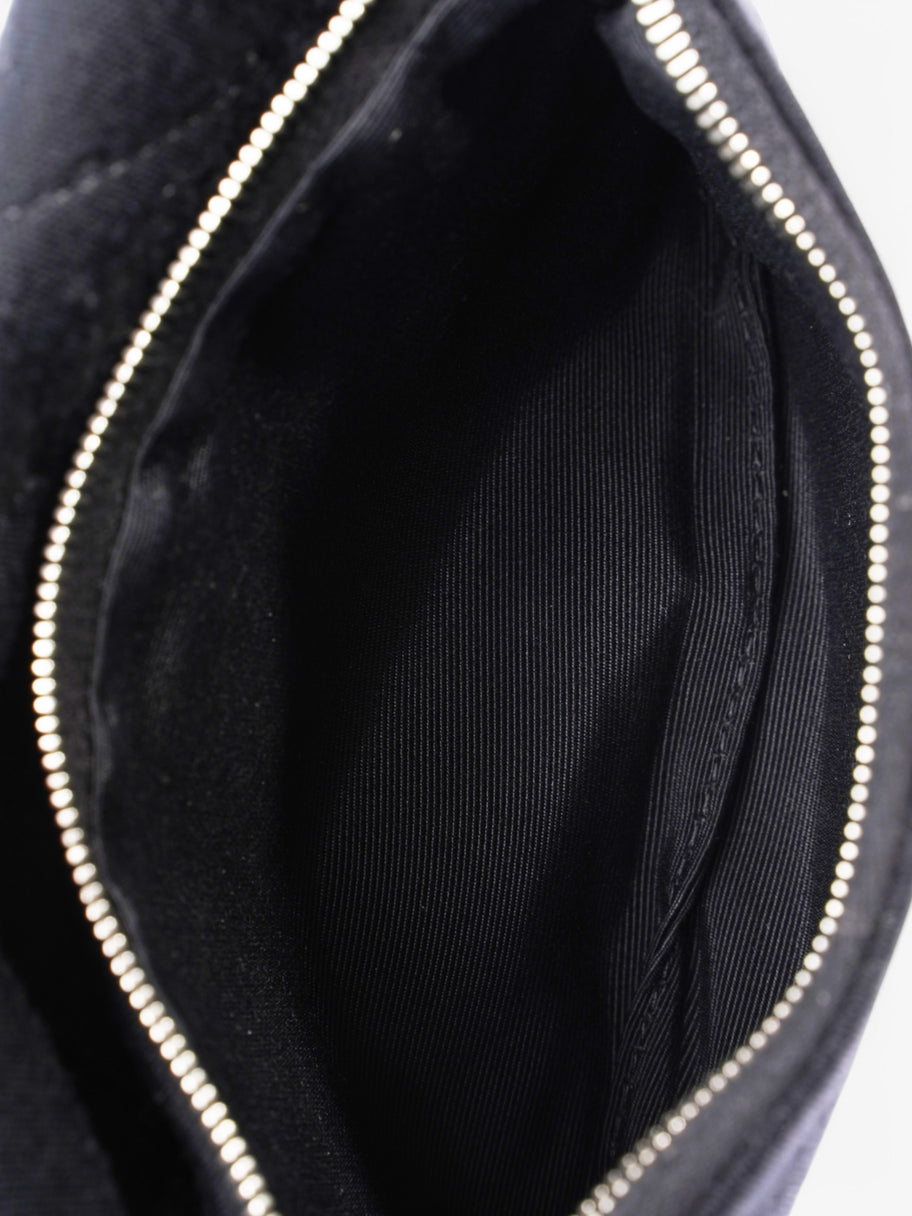 Chanel CC Flap Bag Black Cotton Mini Image 9