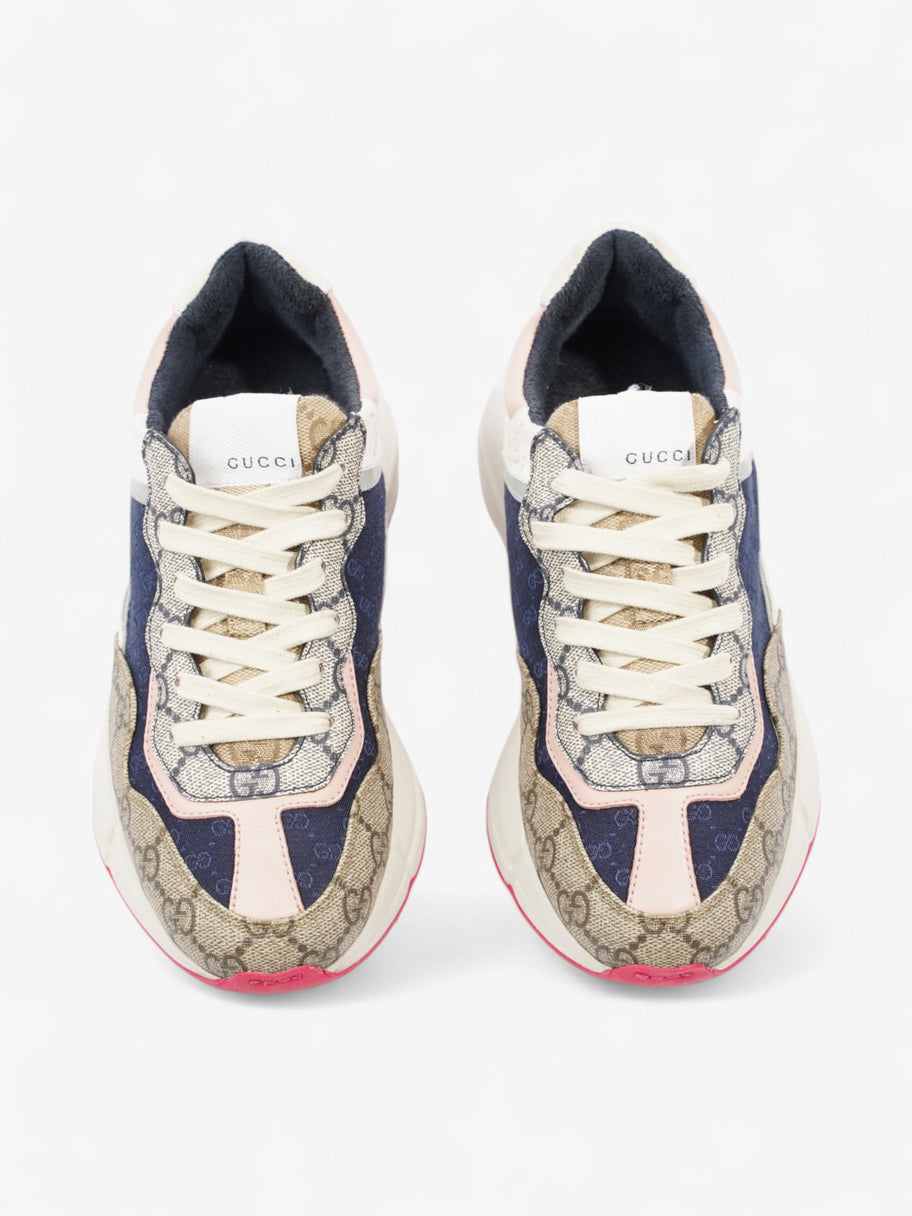 Gucci Rhyton Navy / Beige  / White Canvas EU 36 UK 3 Image 8