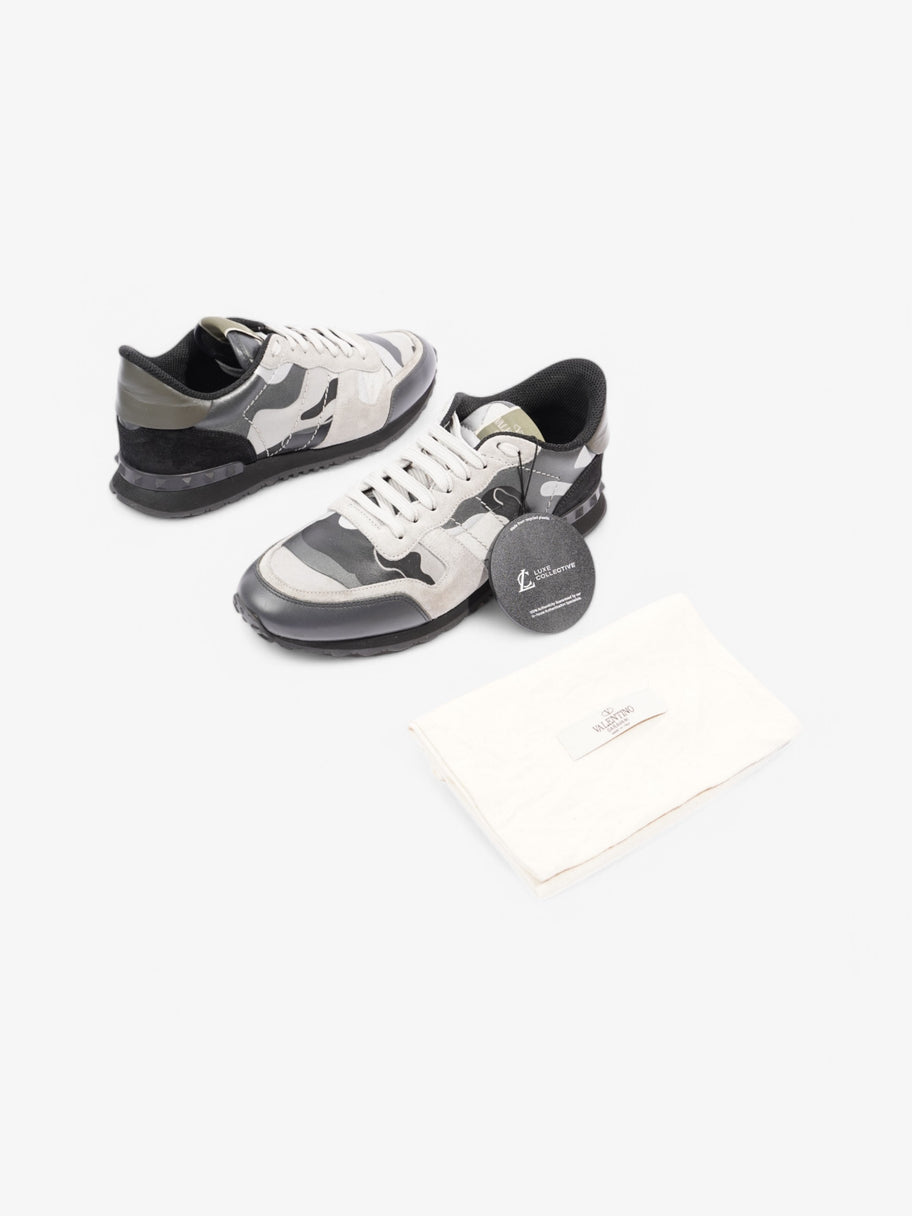 Valentino Rockrunner Sneakers Grey / Black / Silver Suede EU 42 UK 8 Image 10