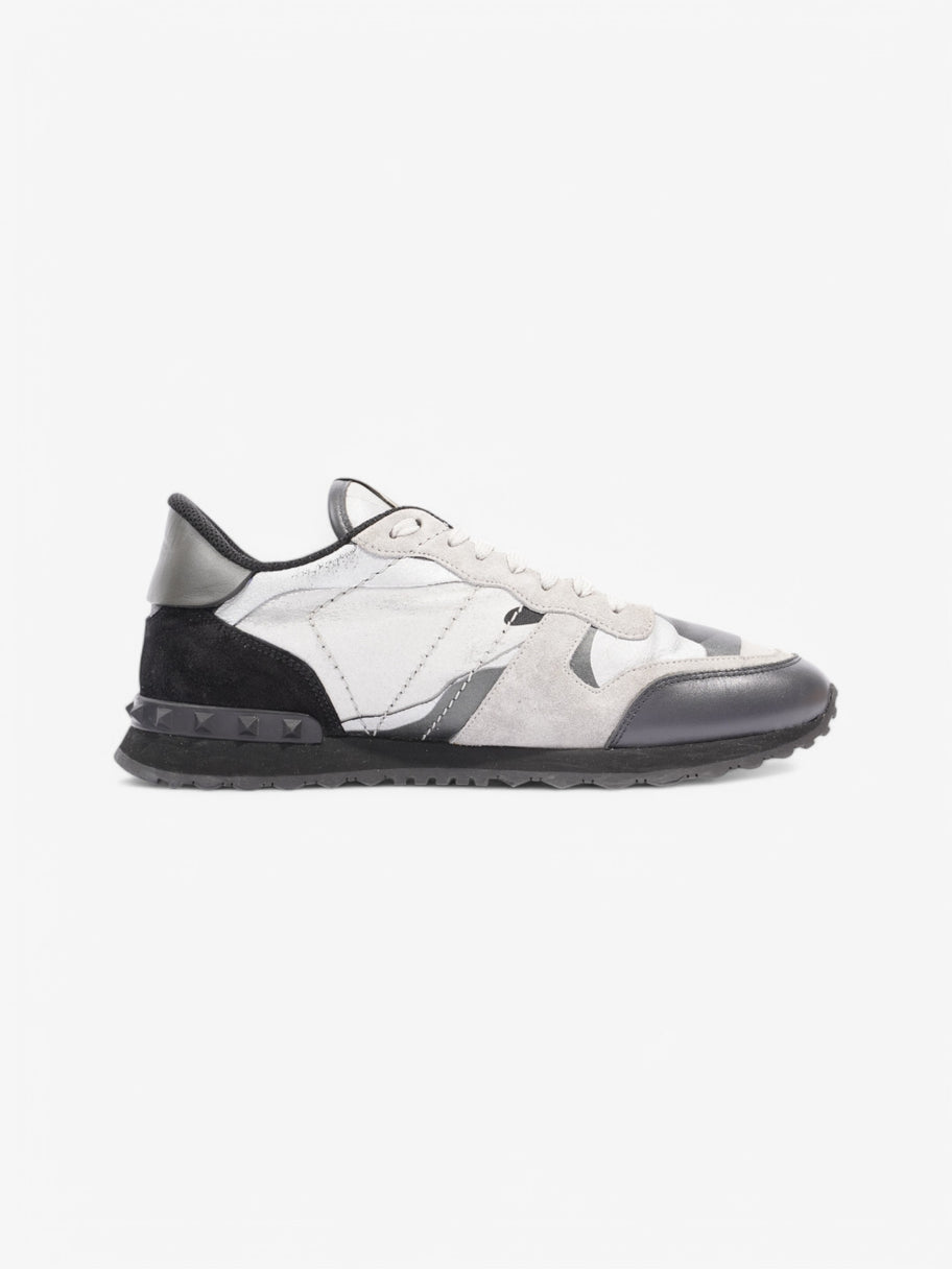 Valentino Rockrunner Sneakers Grey / Black / Silver Suede EU 42 UK 8 Image 4
