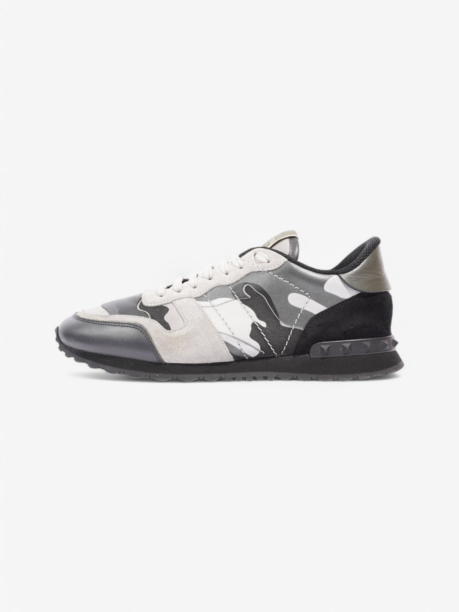 Valentino Rockrunner Sneakers Grey / Black / Silver Suede EU 42 UK 8 Image 5