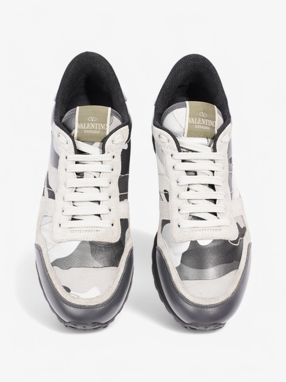 Valentino Rockrunner Sneakers Grey / Black / Silver Suede EU 42 UK 8 Image 8