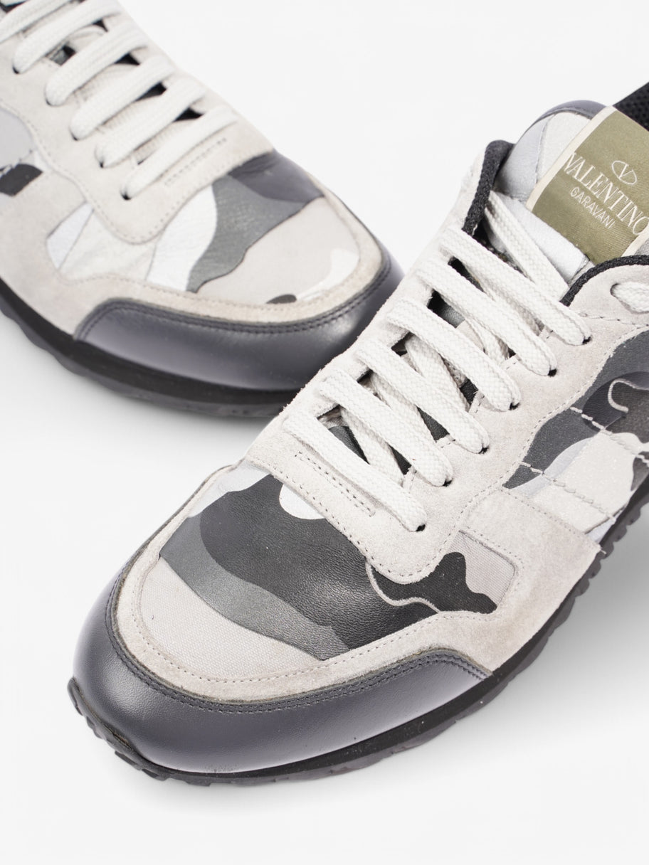 Valentino Rockrunner Sneakers Grey / Black / Silver Suede EU 42 UK 8 Image 9