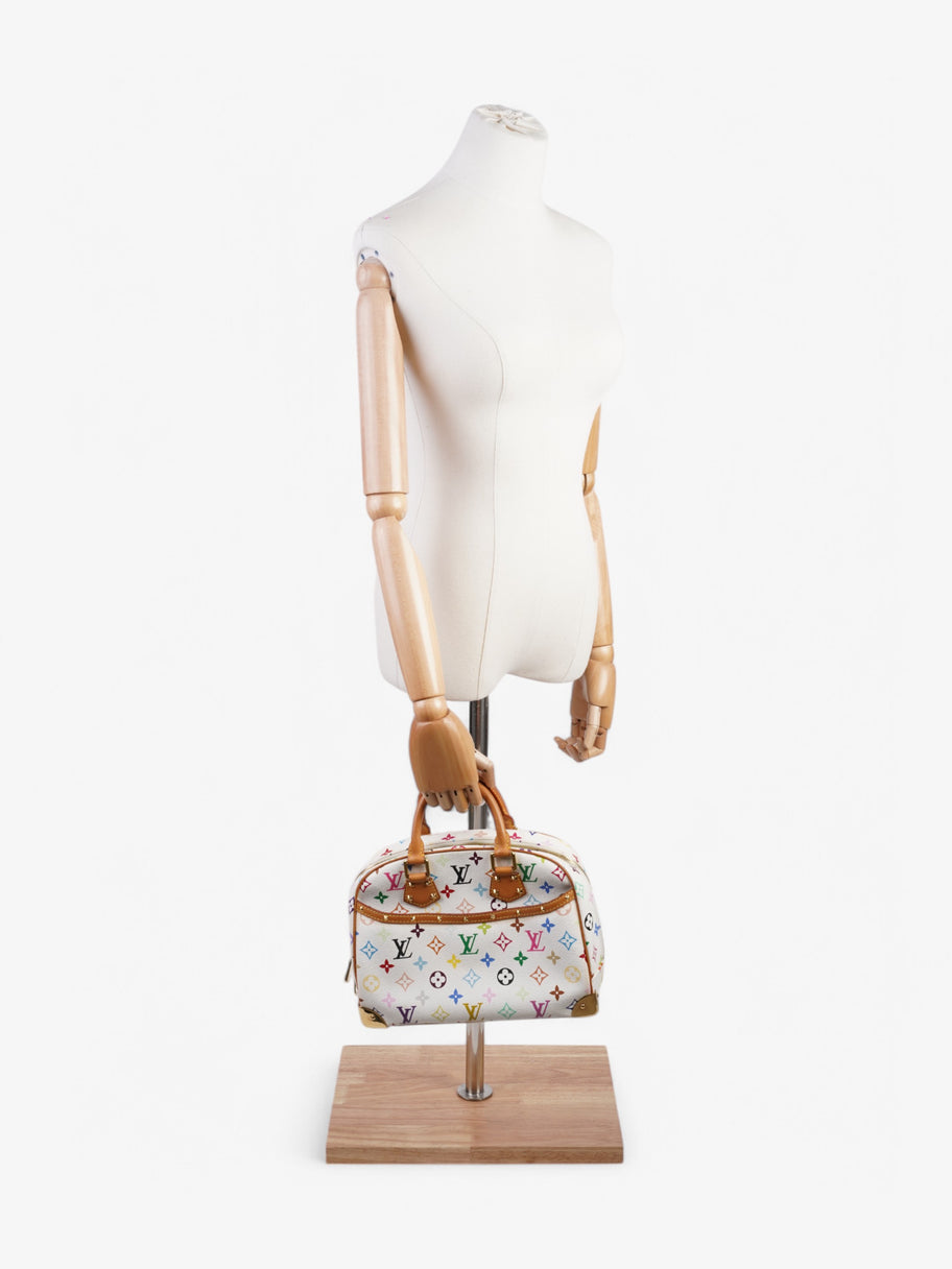 Louis Vuitton x Murakami Trouville Bag White / Multicolour Coated Canvas Image 2