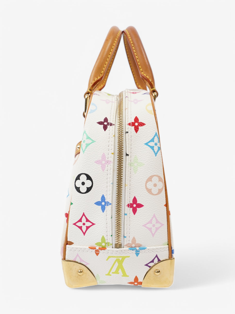 Louis Vuitton x Murakami Trouville Bag White / Multicolour Coated Canvas Image 3