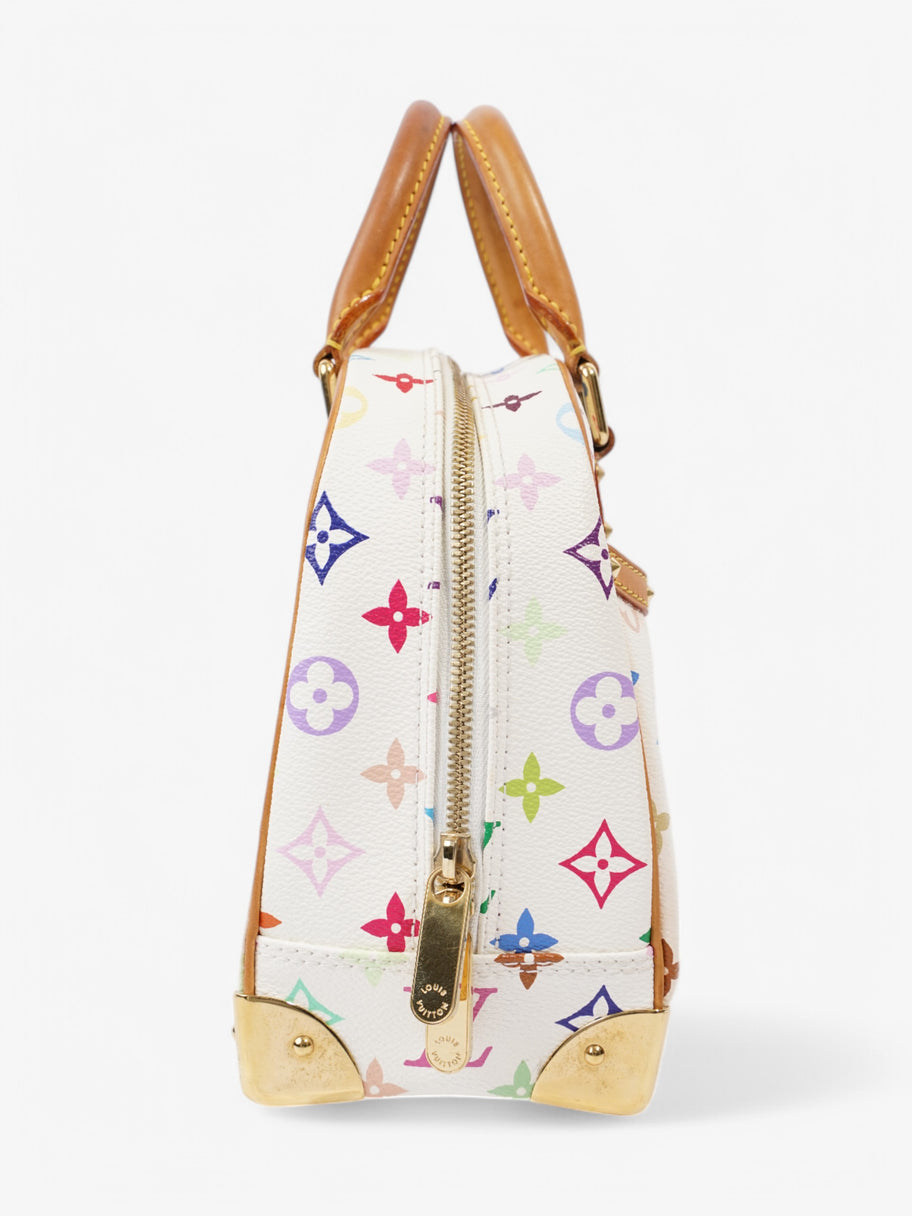Louis Vuitton x Murakami Trouville Bag White / Multicolour Coated Canvas Image 5