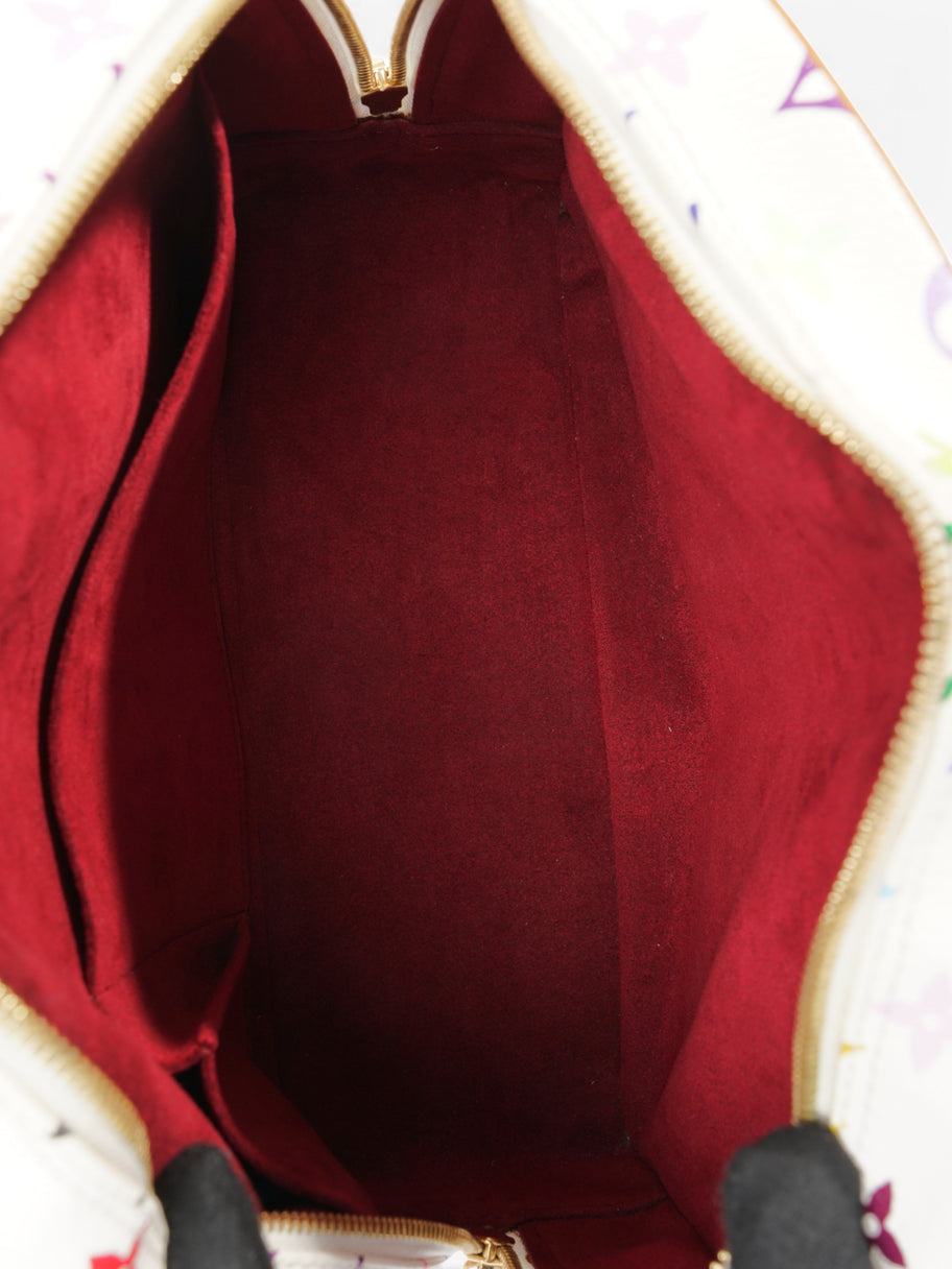 Louis Vuitton x Murakami Trouville Bag White / Multicolour Coated Canvas Image 8