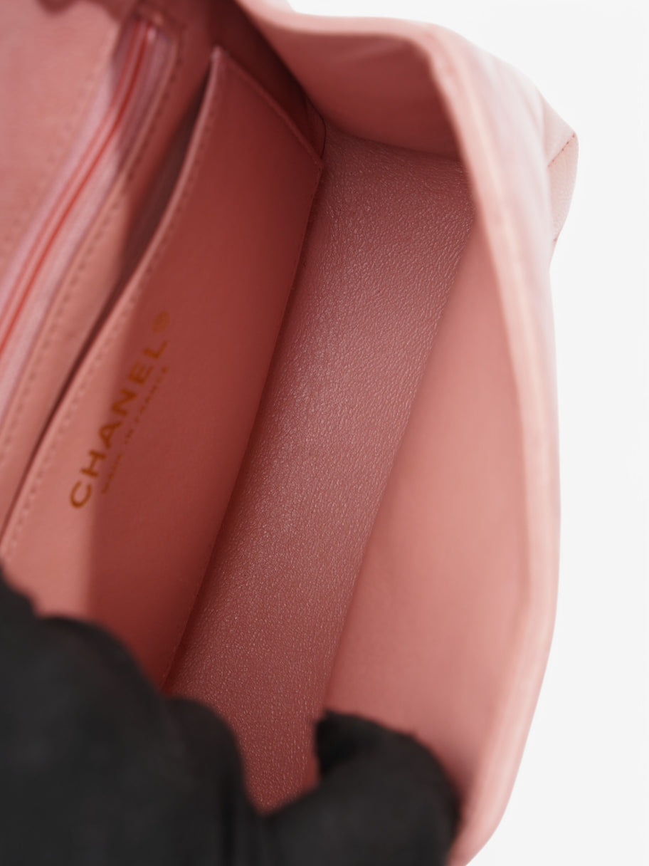 Chanel Classic Flap Square Mini Pink Lambskin Leather Image 10