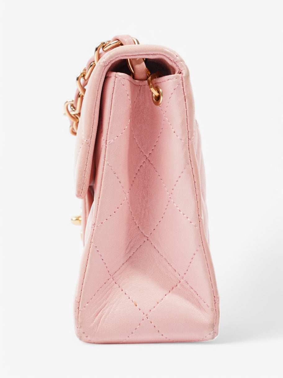 Chanel Classic Flap Square Mini Pink Lambskin Leather Image 3