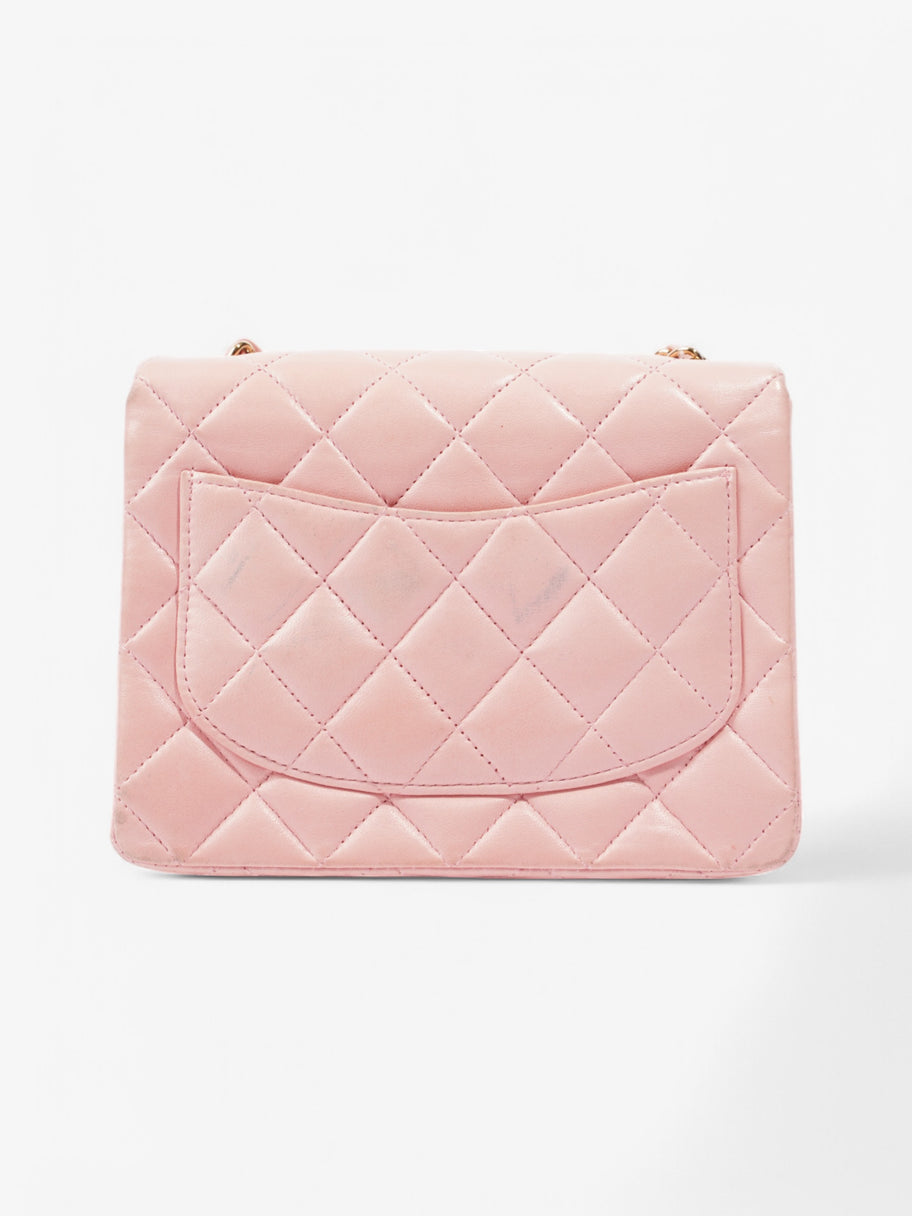 Chanel Classic Flap Square Mini Pink Lambskin Leather Image 4