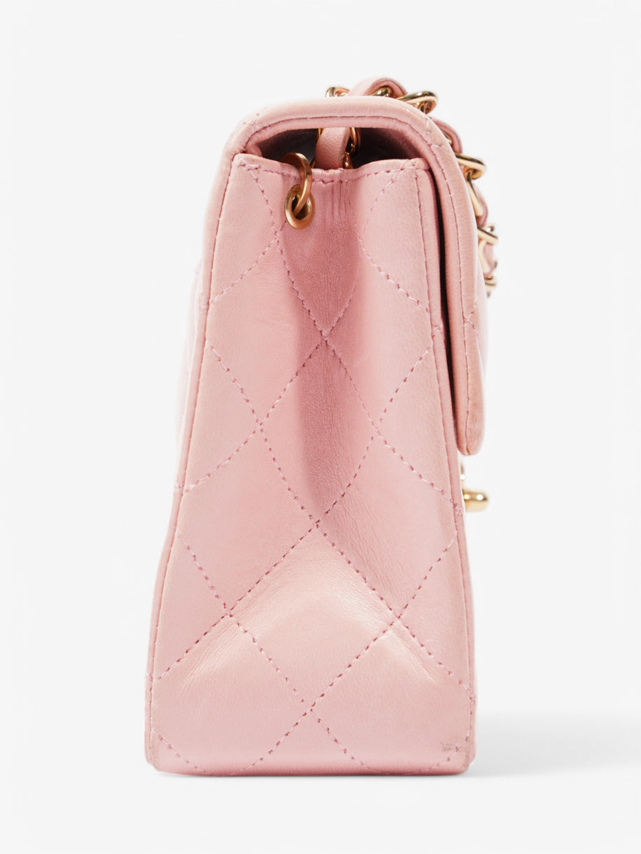 Chanel Classic Flap Square Mini Pink Lambskin Leather Image 6