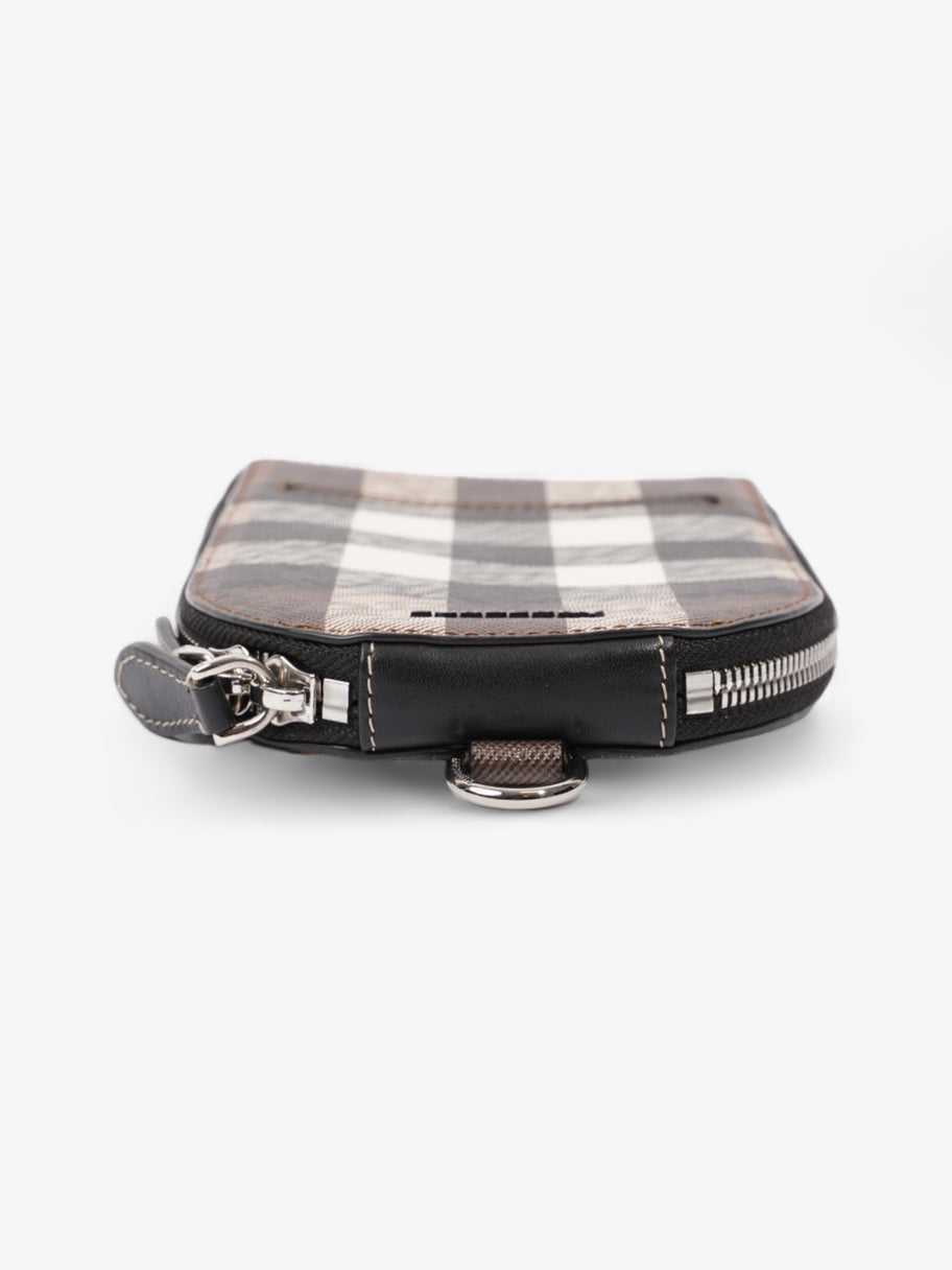 Burberry Phone Case Crossbody Dark Birch Brown Coated Canvas Image 6