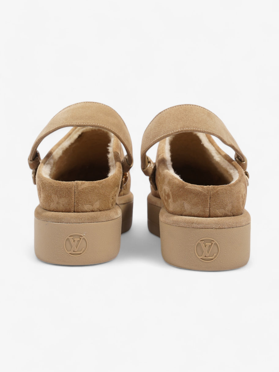 Louis Vuitton Aspen Platform Clogs Beige  Suede EU 41 UK 8 Image 6