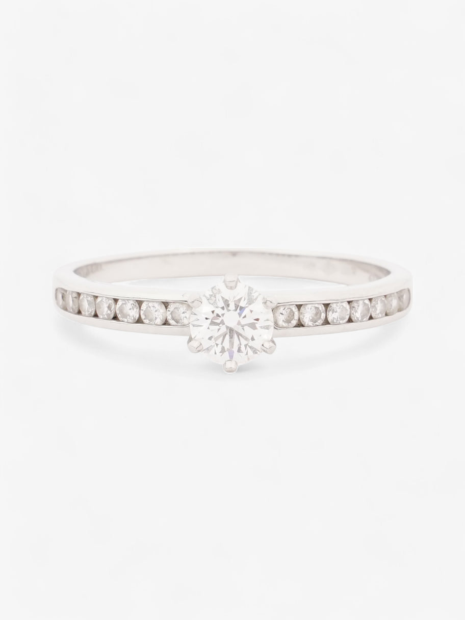 Tiffany and Co Round Engagement Ring Platinum / Diamond Platinum 9 (Circumference - 60mm) Image 1