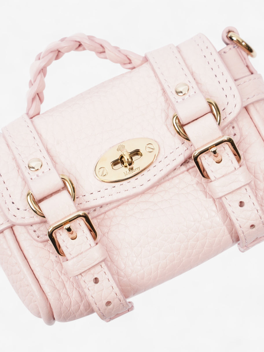 Mulberry Alexa Pink Leather Micro Image 7