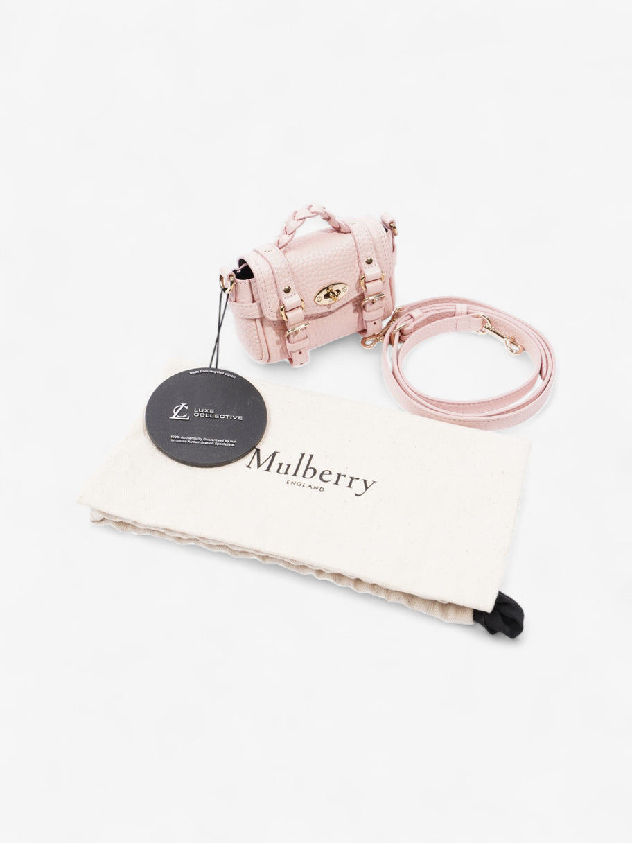 Mulberry Alexa Pink Leather Micro Image 9