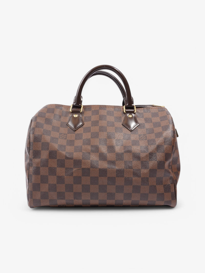 Louis Vuitton Speedy Damier Ebene Coated Canvas 30