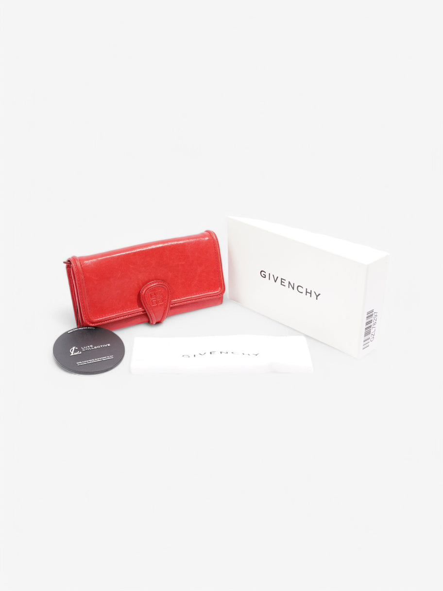 Givenchy Nightingale Purse Red Leather Image 6