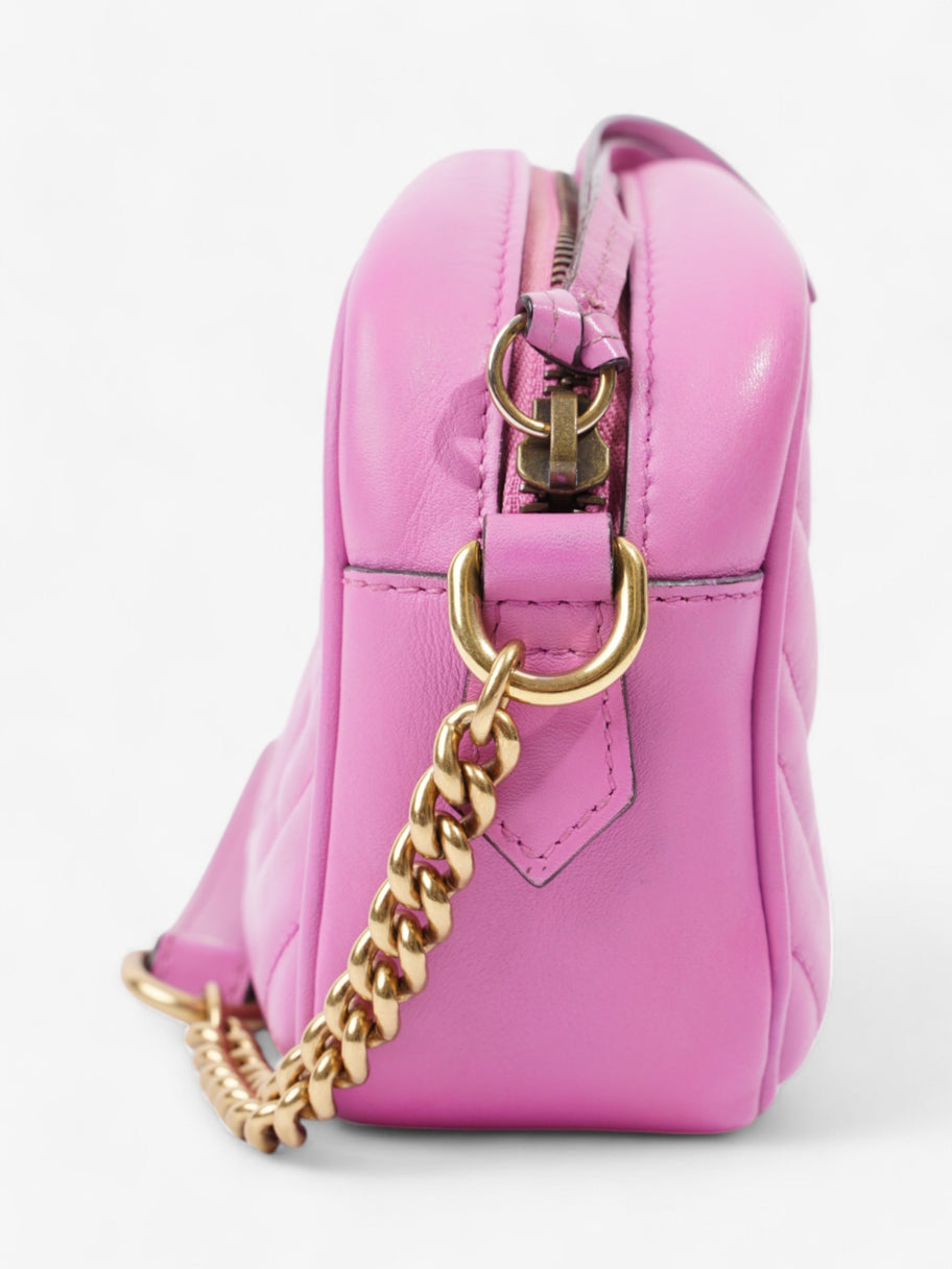 Gucci GG Marmont Light Purple Matelasse Leather Mini Image 5