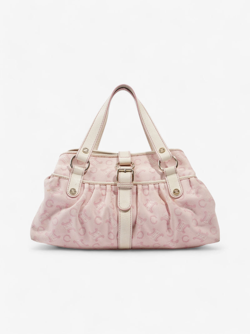  Celine Macadam Pink / White Canvas