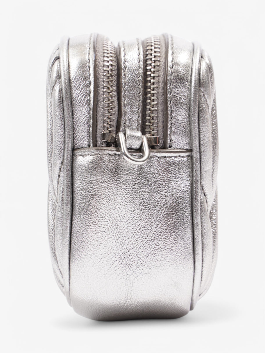 Miu Miu Matalasse Silver Leather Image 3