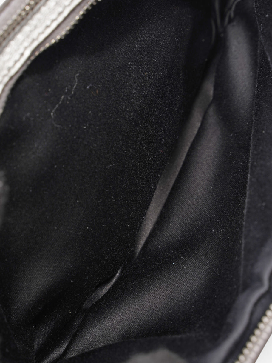 Miu Miu Matalasse Silver Leather Image 8
