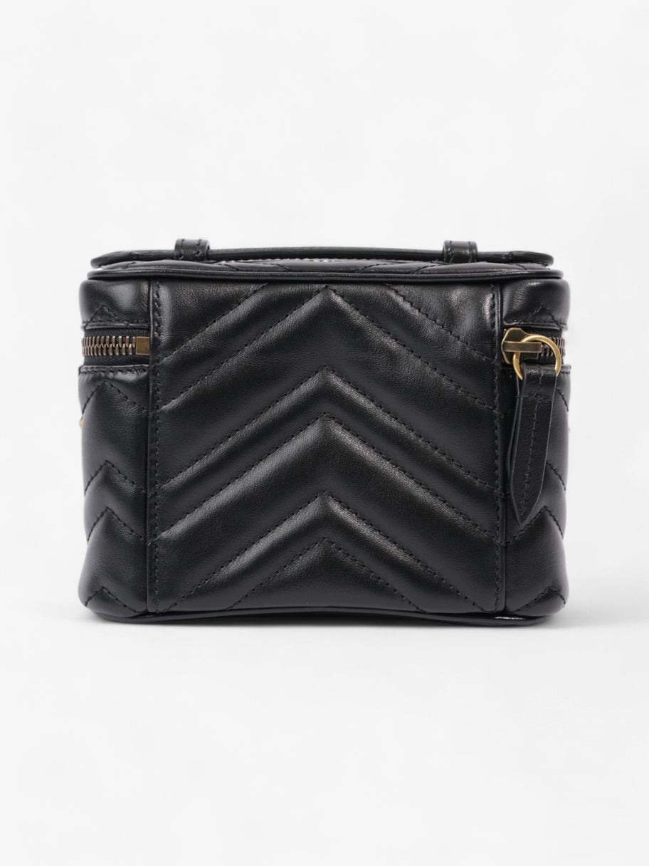 Gucci GG Marmont Vanity Black Matelasse Leather Mini Image 4
