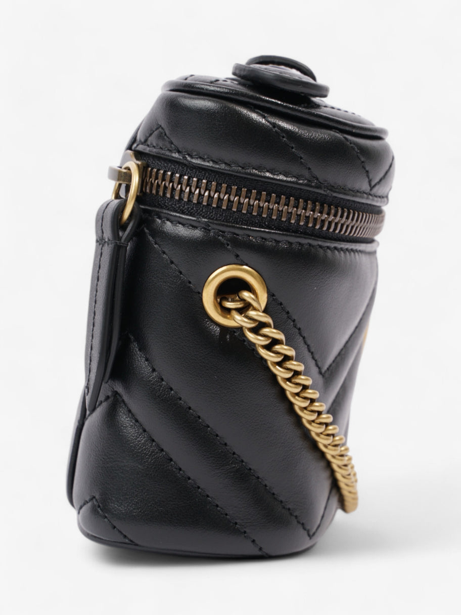 Gucci GG Marmont Vanity Black Matelasse Leather Mini Image 5