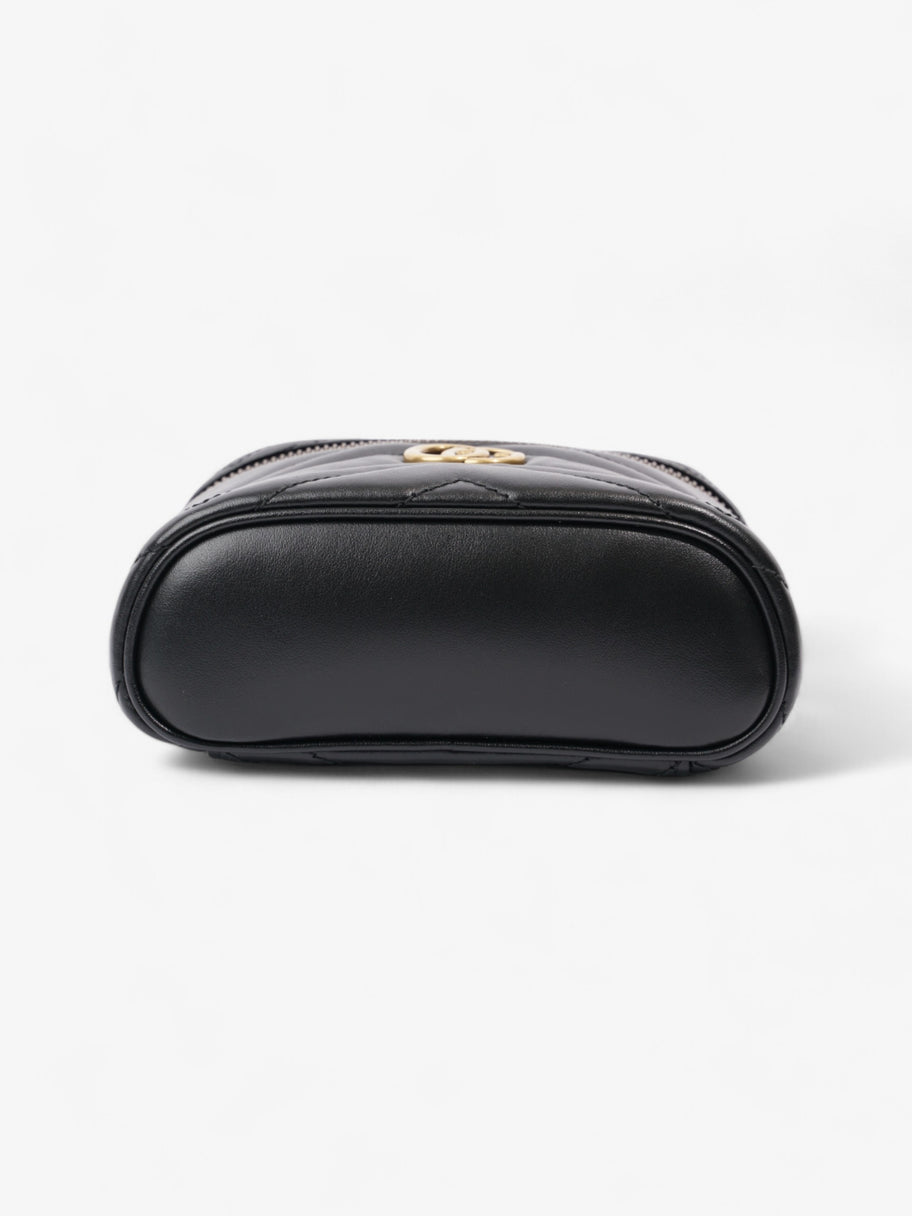 Gucci GG Marmont Vanity Black Matelasse Leather Mini Image 6