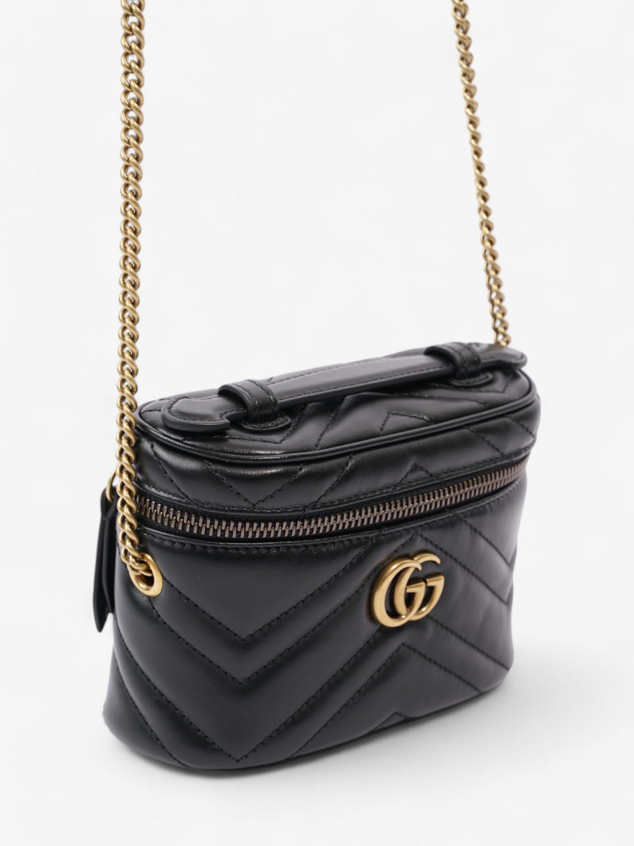 Gucci GG Marmont Vanity Black Matelasse Leather Mini Image 7