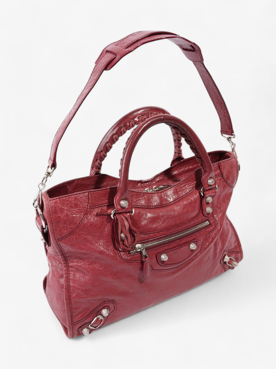 Balenciaga Le City Violet Prune Lambskin Leather Medium Image 7