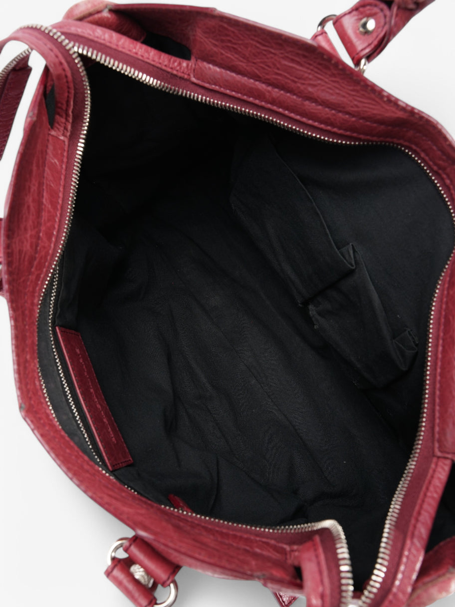 Balenciaga Le City Violet Prune Lambskin Leather Medium Image 10