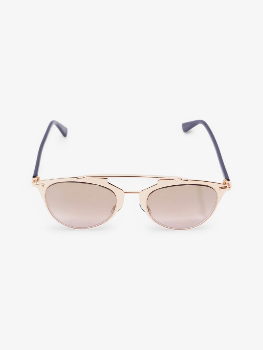 Christian Dior 3210R Sunglasses Gold / Blue Acetate 140mm Image 2