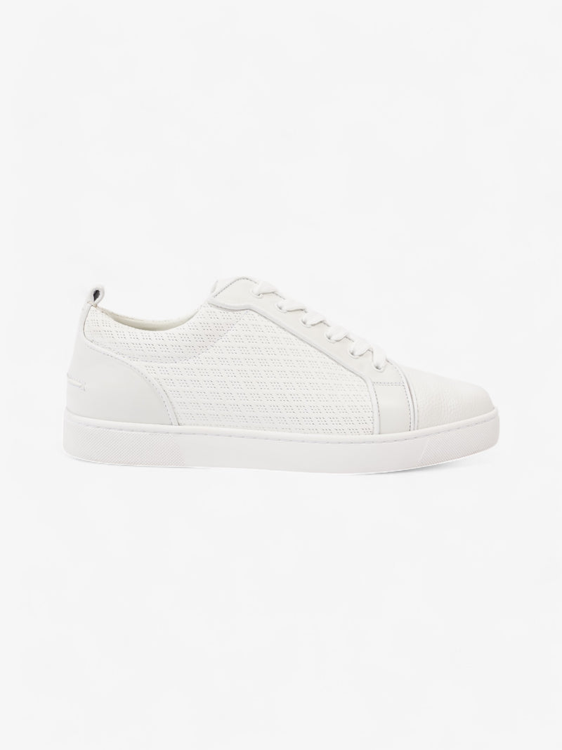  Christian Louboutin Louis Junior Orlato White  Leather EU 44 UK 10