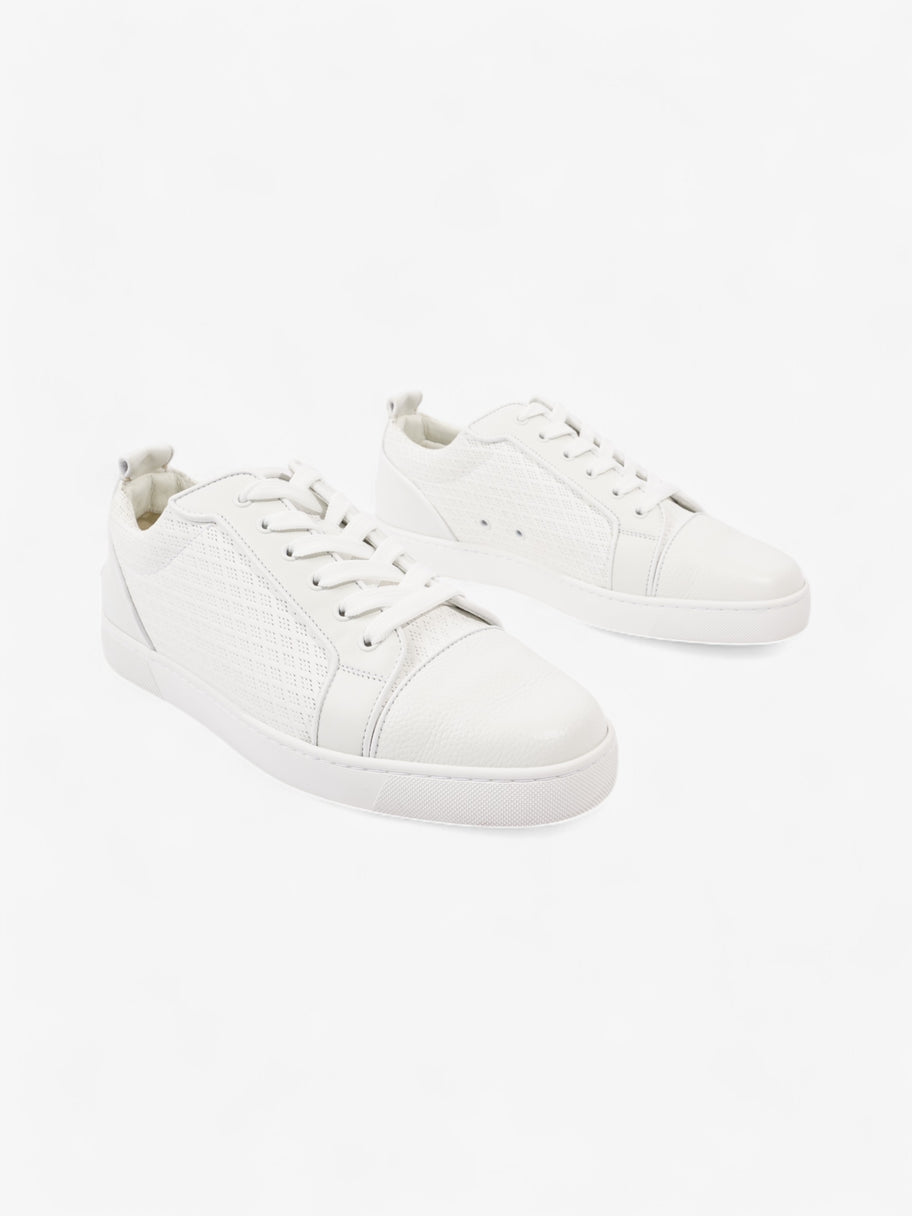 Christian Louboutin Louis Junior Orlato White  Leather EU 44 UK 10 Image 2