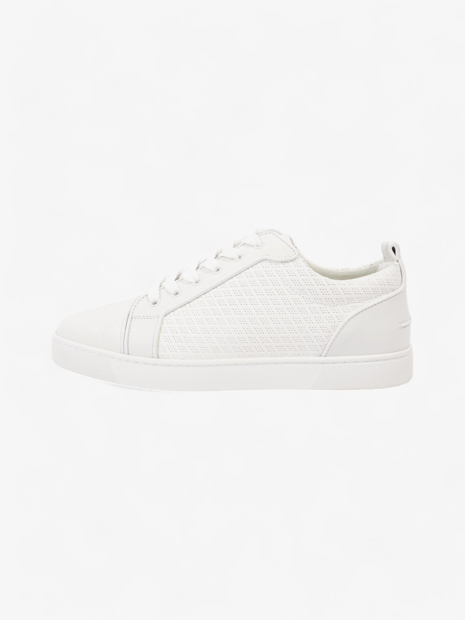 Christian Louboutin Louis Junior Orlato White  Leather EU 44 UK 10 Image 5