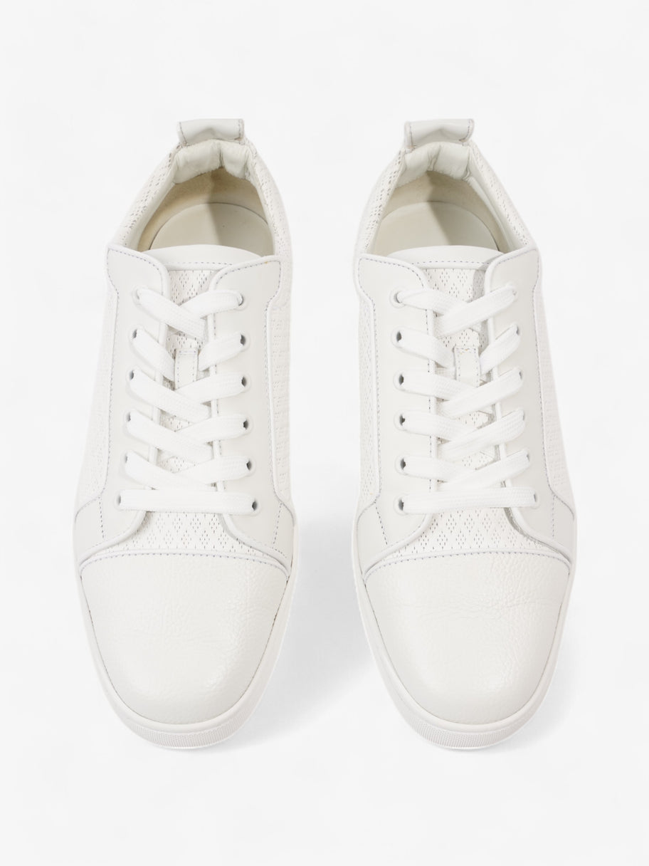 Christian Louboutin Louis Junior Orlato White  Leather EU 44 UK 10 Image 8