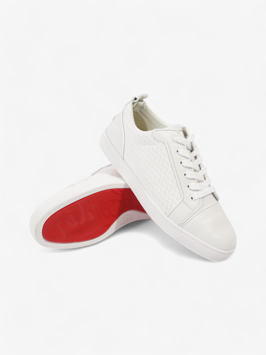 Christian Louboutin Louis Junior Orlato White  Leather EU 44 UK 10 Image 9