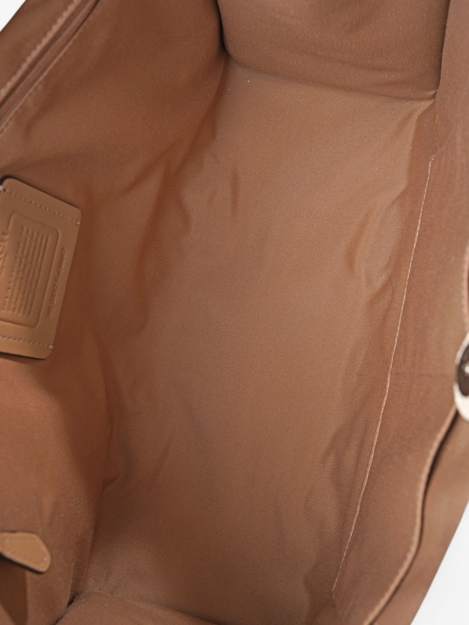 Coach Smith Tote White  / Brown Leather Image 8
