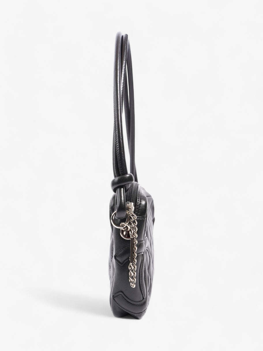Chanel Cambon Shoulder Bag Black Lambskin Leather Image 5