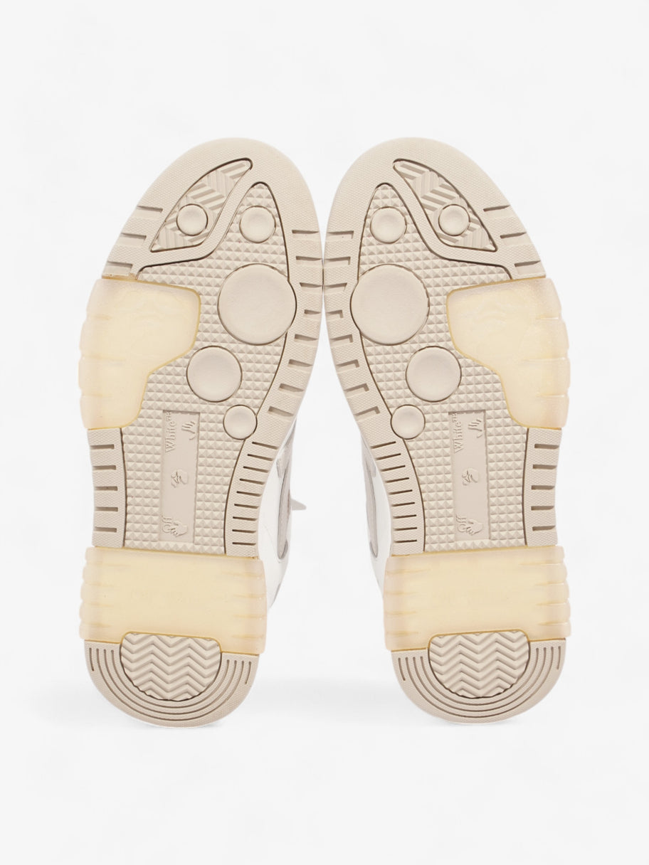 Off White Out Of Office White / Beige Calfskin Leather EU 38 UK 5 Image 8