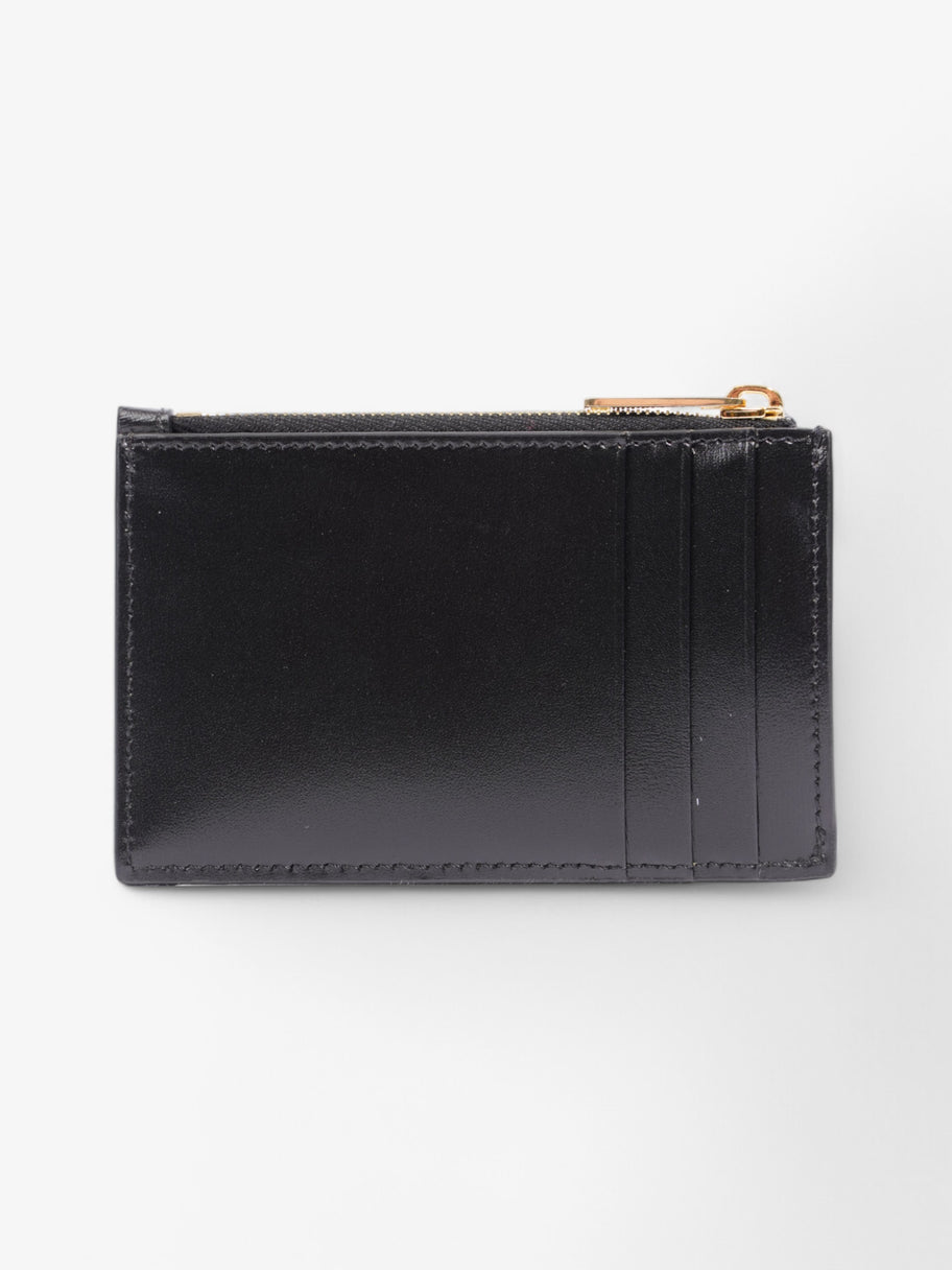Celine Zipped Card Holder Black Calfskin Leather Image 2