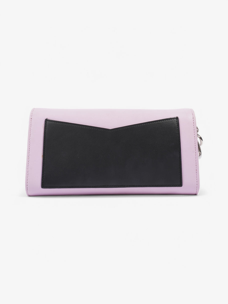 Christian Dior Tricolour Wallet on Chain Pink / Lilac Calfskin Leather Image 4