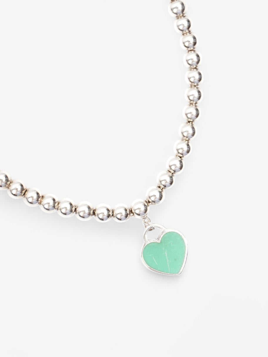 Tiffany and Co Heart Tag Bracelet Light Blue / Silver Silver Sterling Image 2
