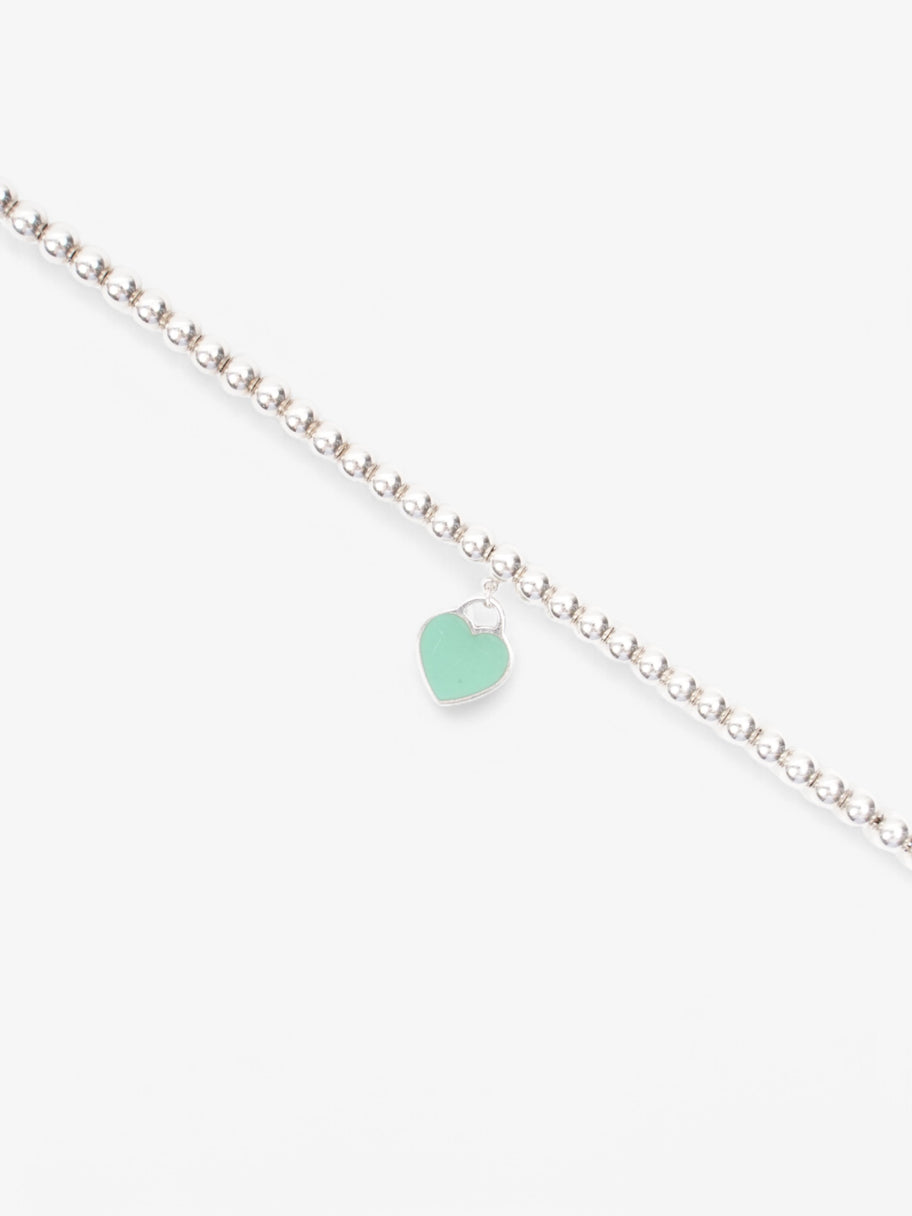 Tiffany and Co Heart Tag Bracelet Light Blue / Silver Silver Sterling Image 4